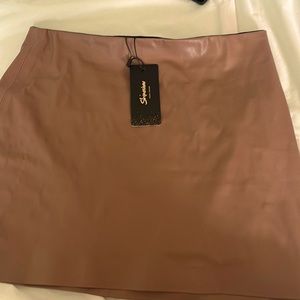 Vegan leather bodycon skirt BNWT